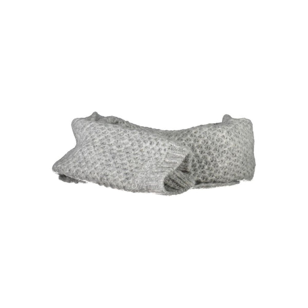 Gray Alpaca Wool Scarf Calvin Klein