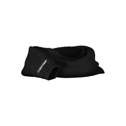 Black Alpaca Wool Scarf Calvin Klein