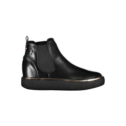 Black Polyester Boot U.S. POLO ASSN.