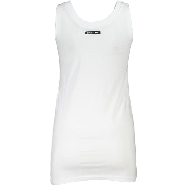 White Cotton Tops & T-Shirt Cavalli Class