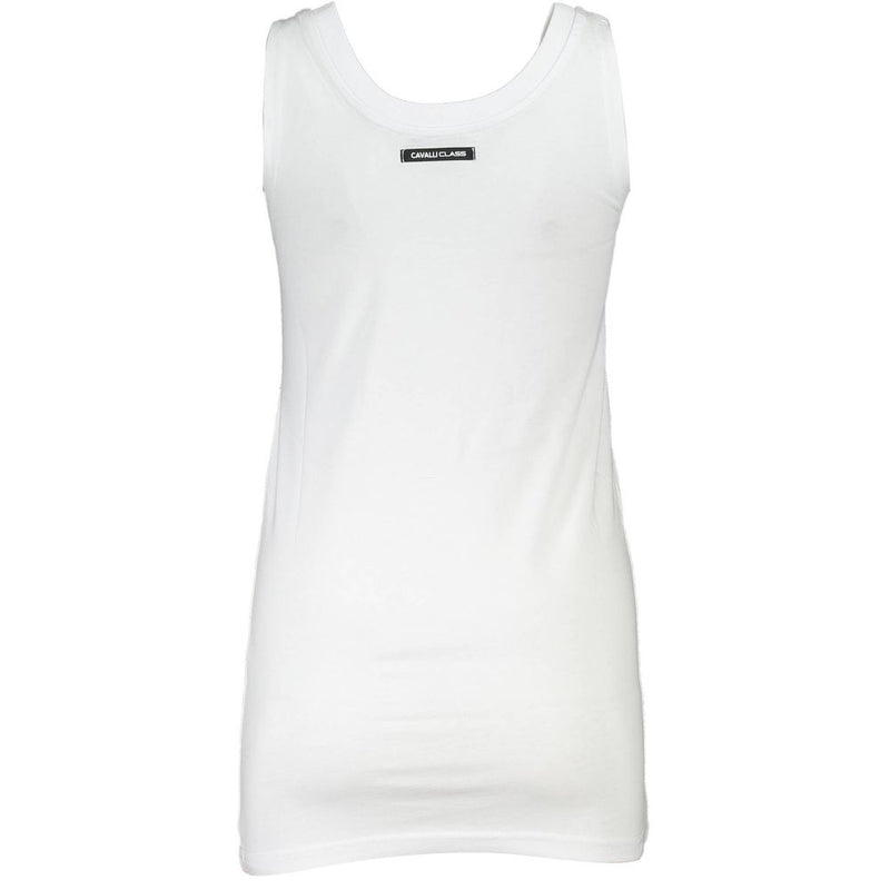 White Cotton Tops & T-Shirt Cavalli Class