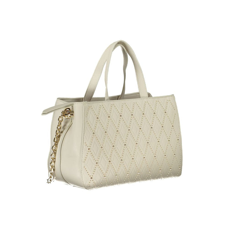White Polyethylene Handbag Mario Valentino