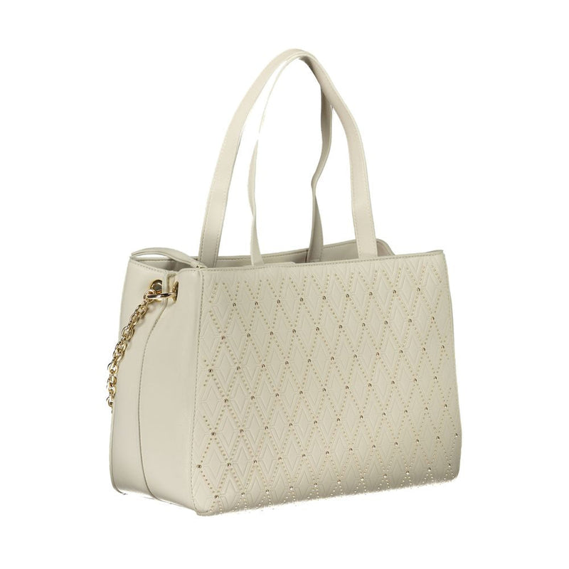 White Polyethylene Handbag Mario Valentino