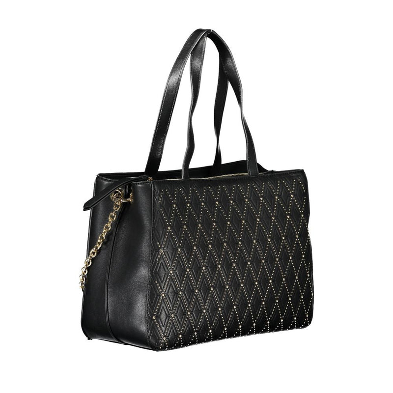 Black Polyethylene Handbag Mario Valentino