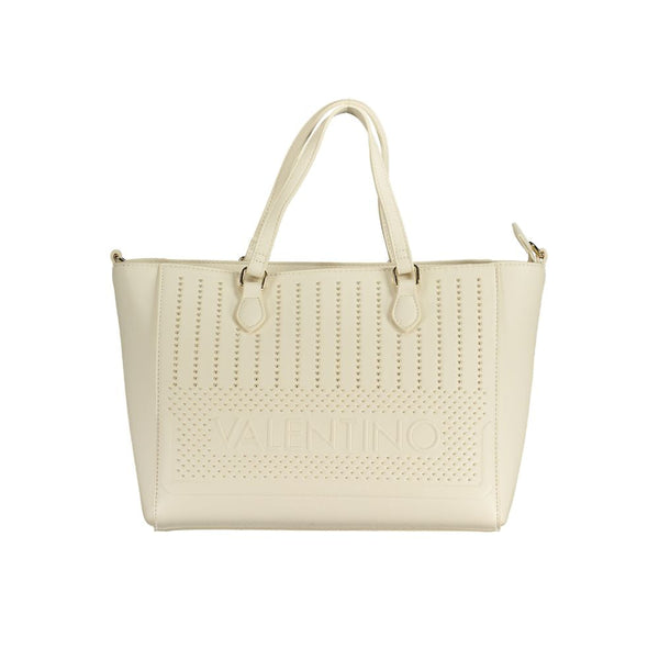 White Polyethylene Handbag Mario Valentino