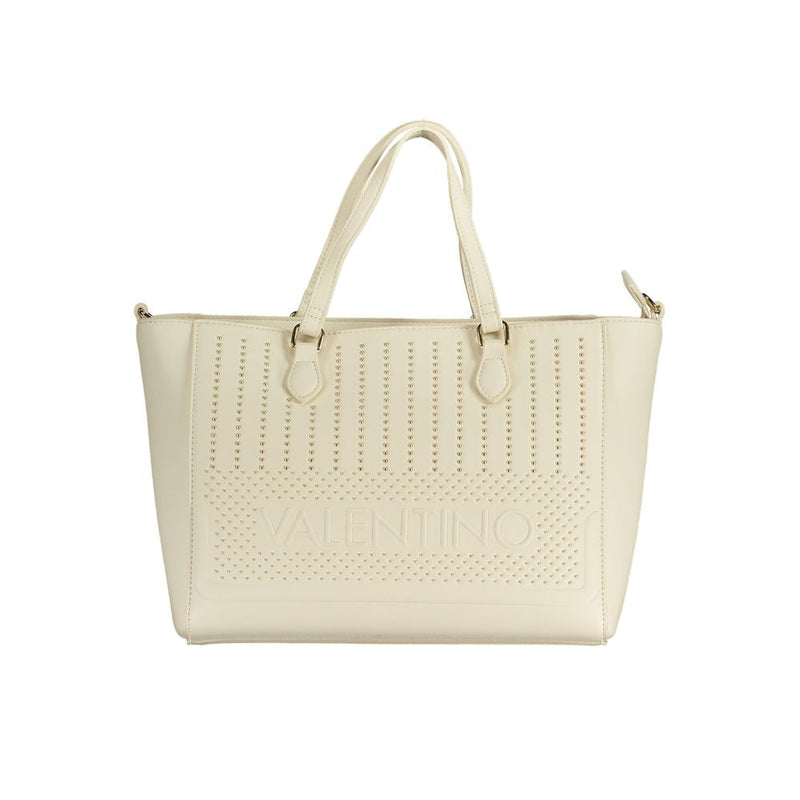 White Polyethylene Handbag Mario Valentino