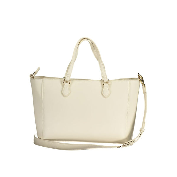 White Polyethylene Handbag Mario Valentino