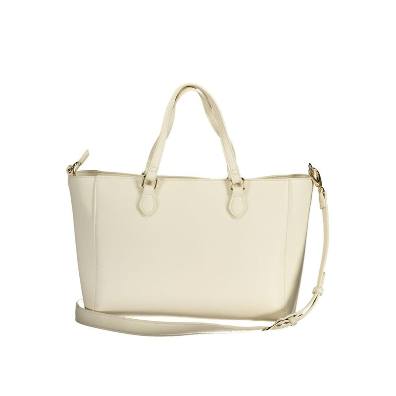 White Polyethylene Handbag Mario Valentino
