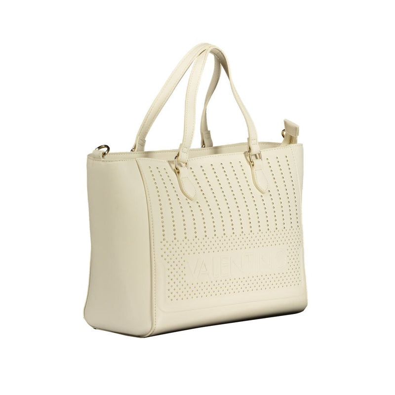 White Polyethylene Handbag Mario Valentino