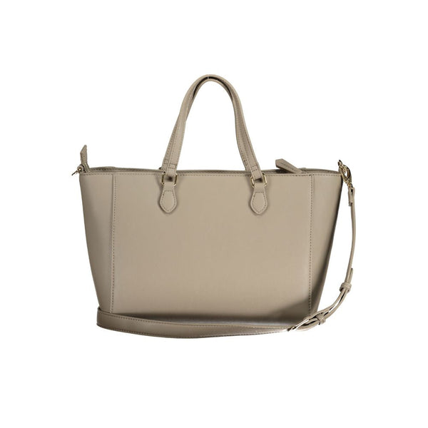 Beige Polyethylene Handbag Mario Valentino