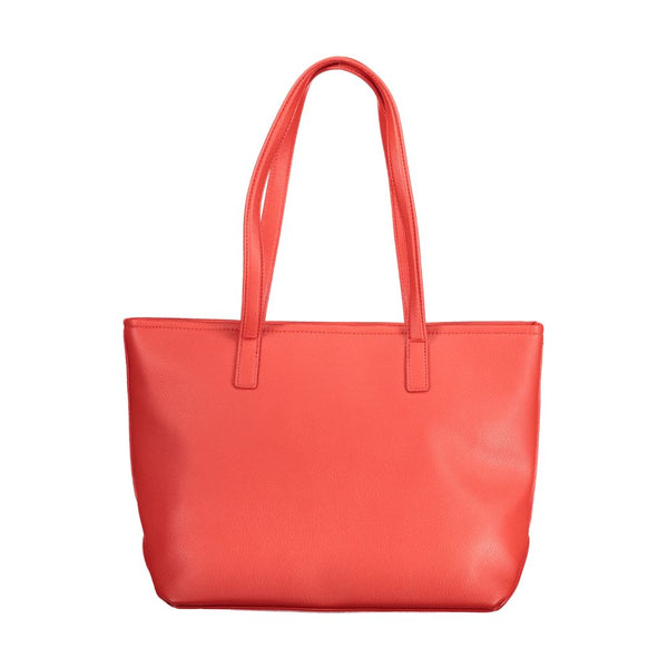 Red Polyethylene Handbag Mario Valentino