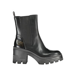 Black Polyester Boot Calvin Klein