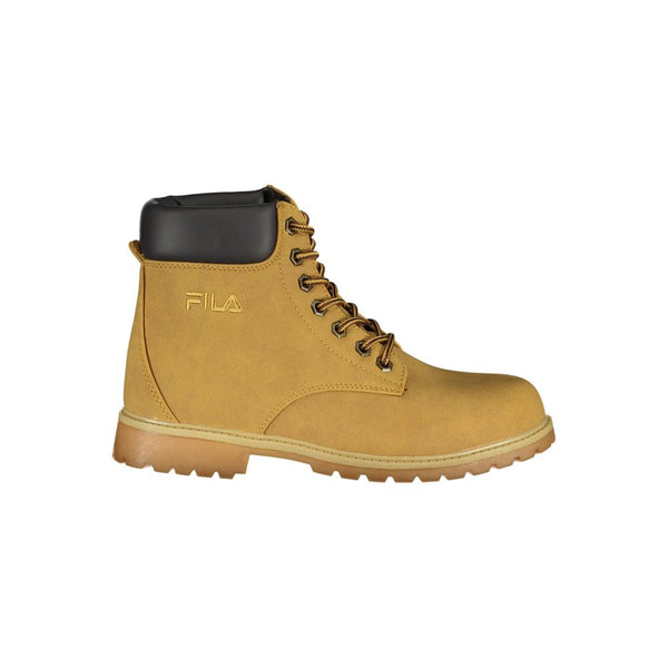 Yellow Polyester Boot Fila