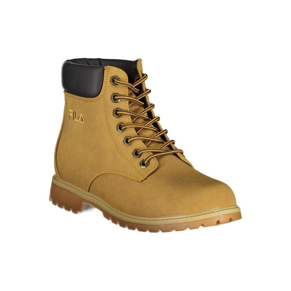 Yellow Polyester Boot Fila