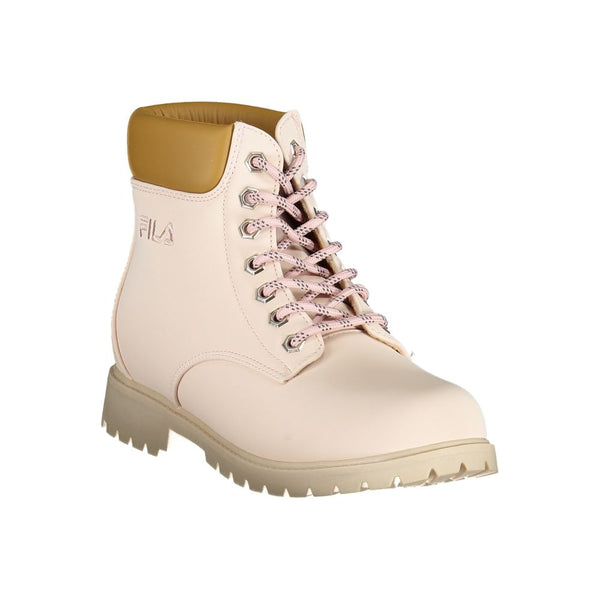 Pink Polyester Boot Fila