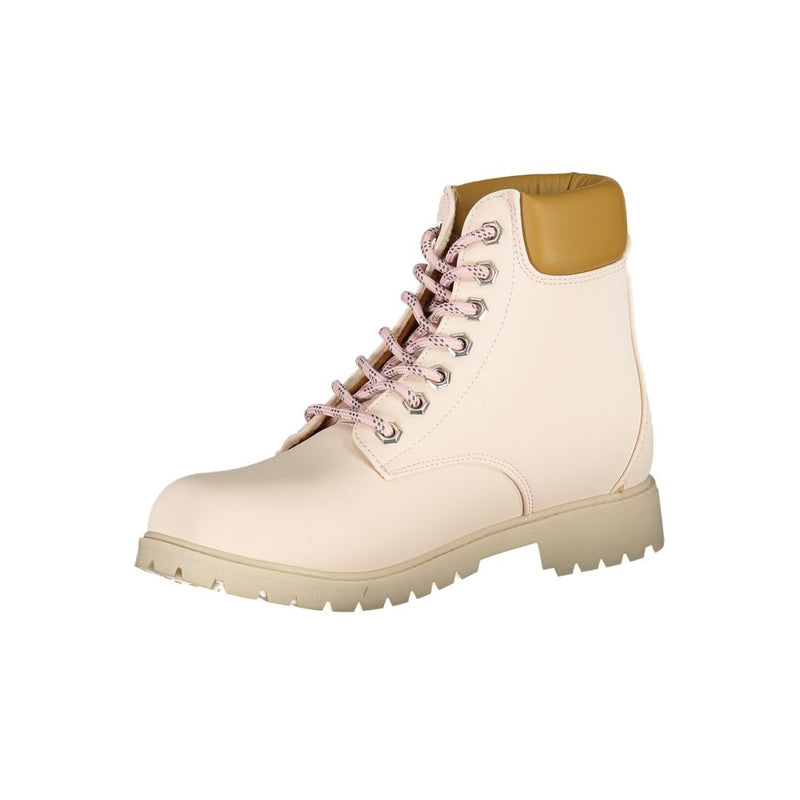 Pink Polyester Boot Fila