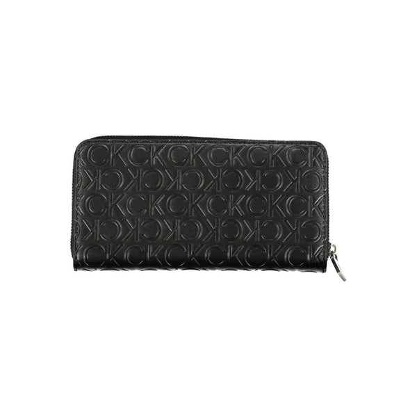 Black Polyester Wallet Calvin Klein