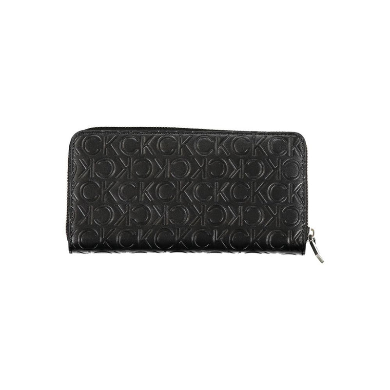 Black Polyester Wallet Calvin Klein