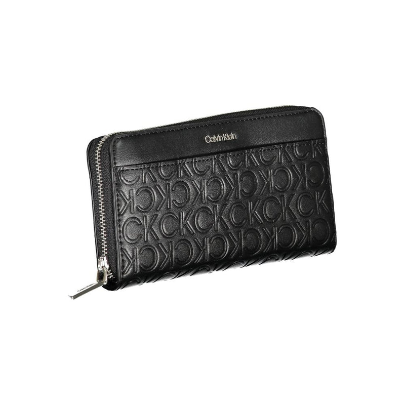 Black Polyester Wallet Calvin Klein