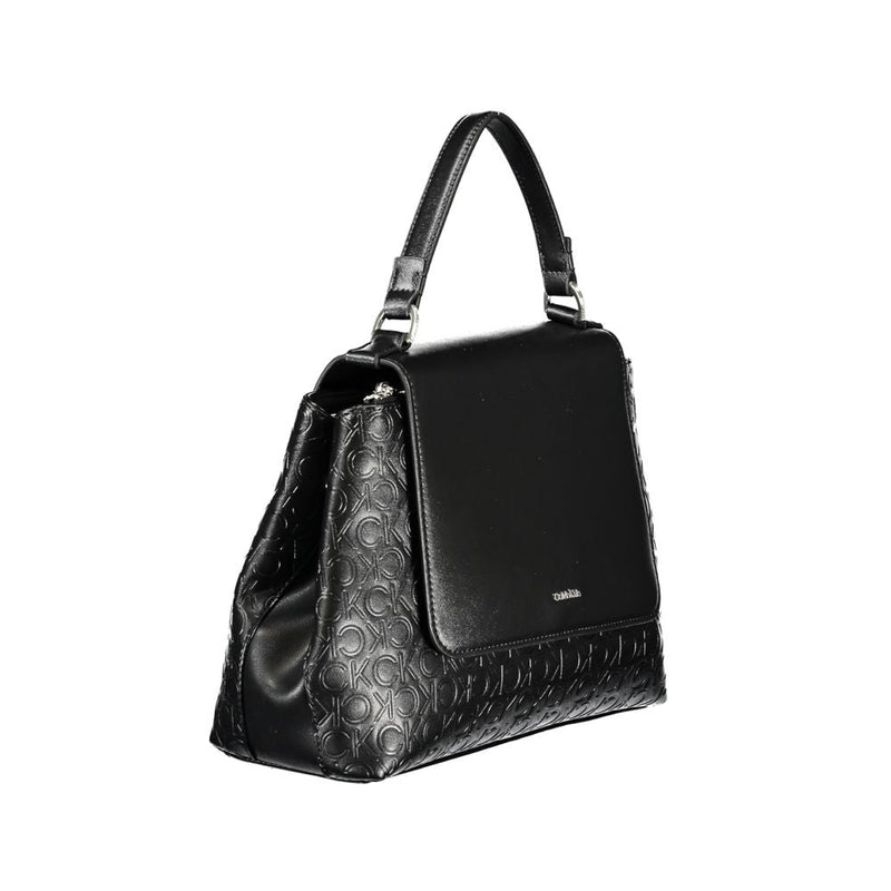 Black Polyester Handbag Calvin Klein