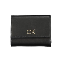 Black Polyester Wallet Calvin Klein