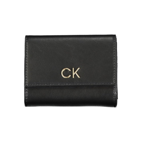 Black Polyester Wallet Calvin Klein