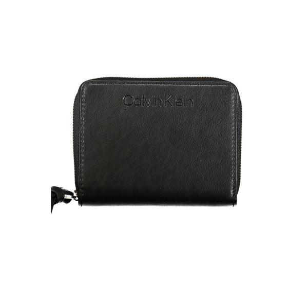 Black Polyester Wallet Calvin Klein