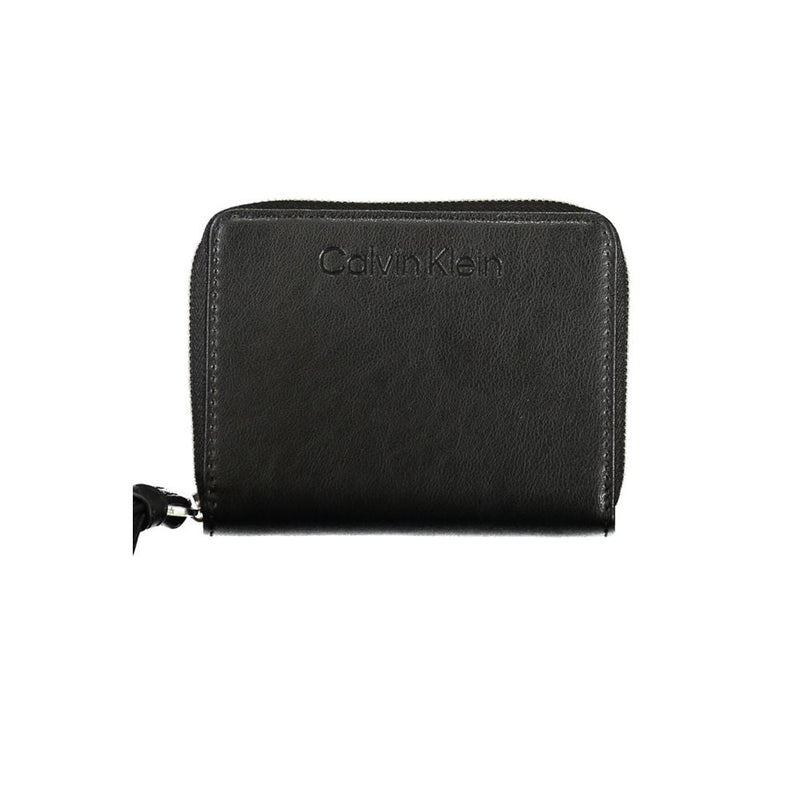 Black Polyester Wallet Calvin Klein