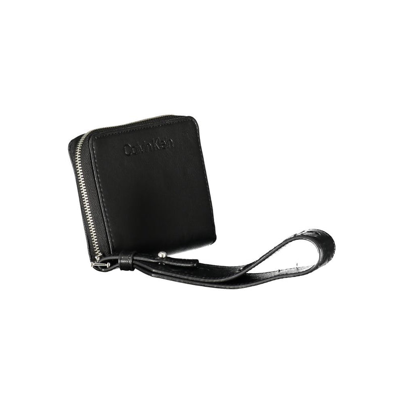 Black Polyester Wallet Calvin Klein