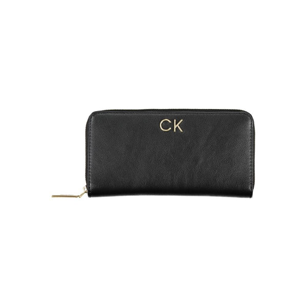 Black Polyester Wallet Calvin Klein