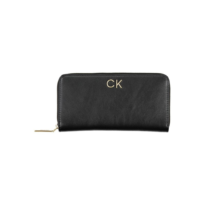 Black Polyester Wallet Calvin Klein
