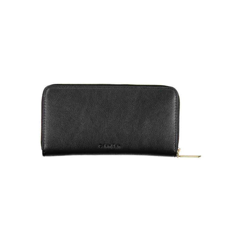 Black Polyester Wallet Calvin Klein