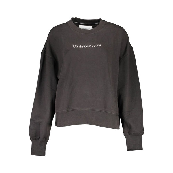 Black Cotton Sweater Calvin Klein