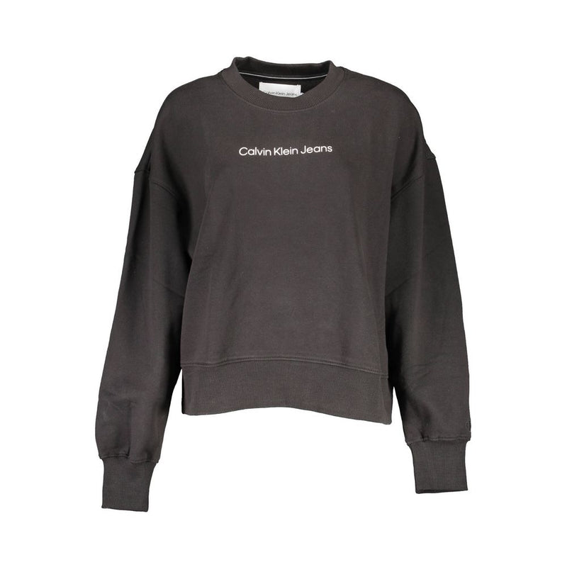 Black Cotton Sweater Calvin Klein