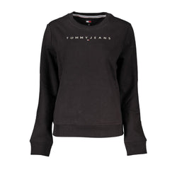 Black Cotton Sweater Tommy Hilfiger