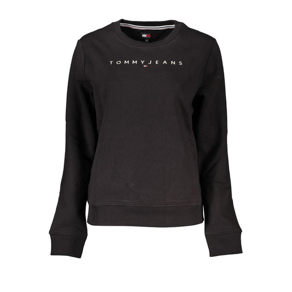 Black Cotton Sweater Tommy Hilfiger