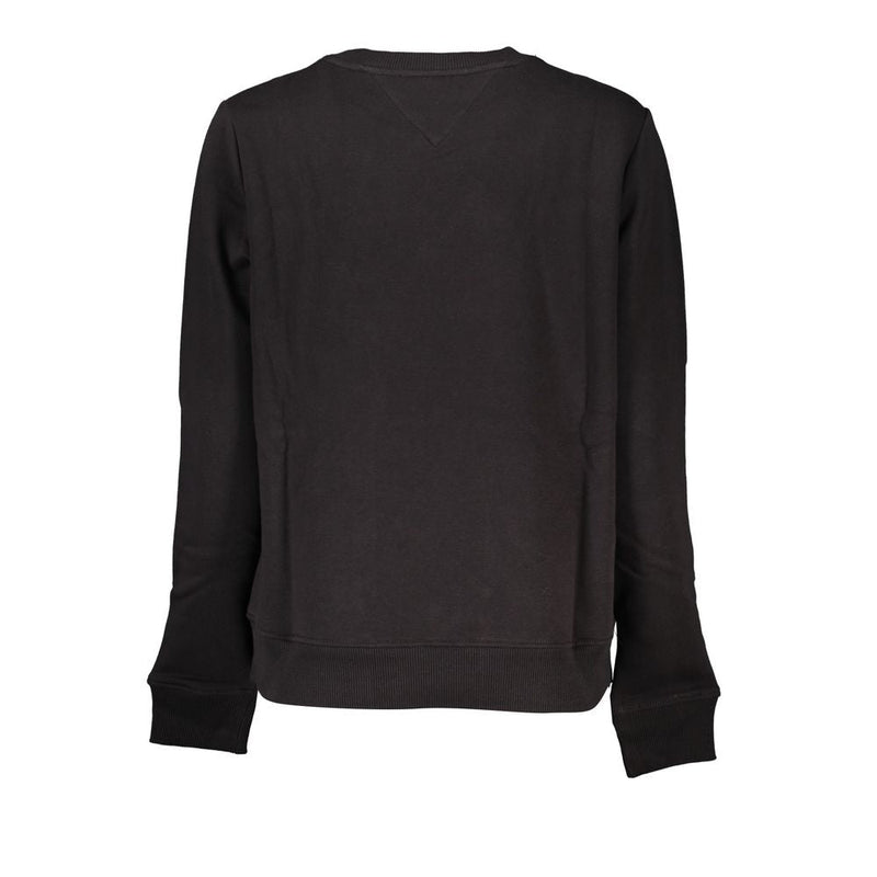Black Cotton Sweater Tommy Hilfiger