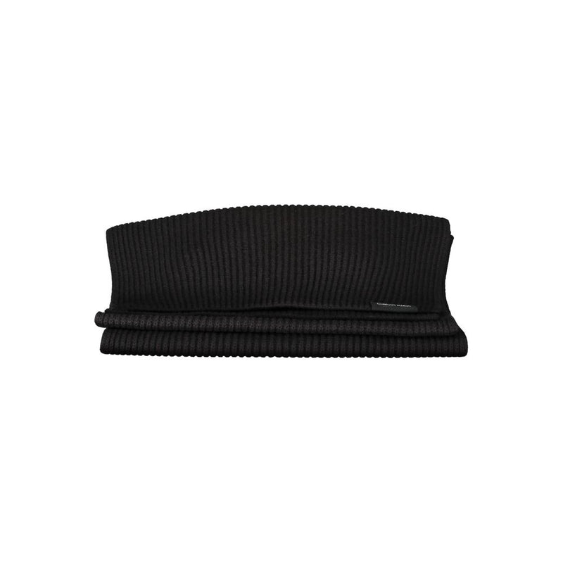 Black Cotton Scarf Calvin Klein