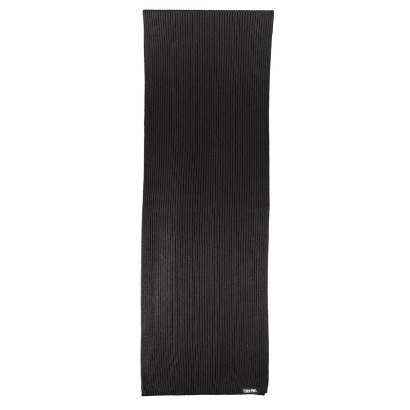 Black Cotton Scarf Calvin Klein