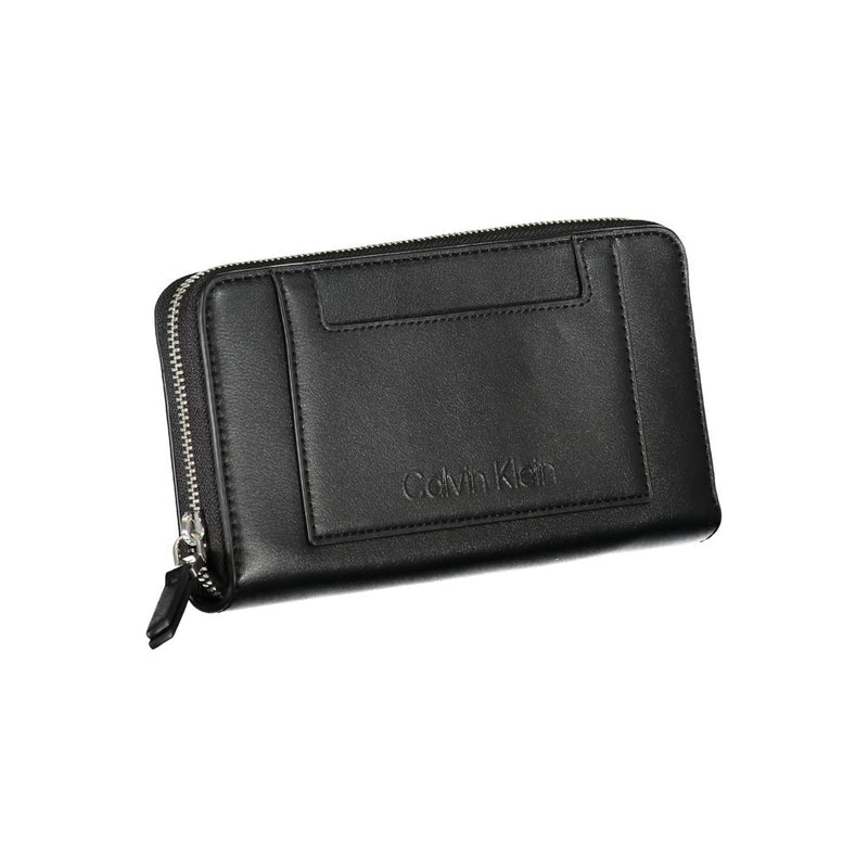 Black Polyester Wallet Calvin Klein