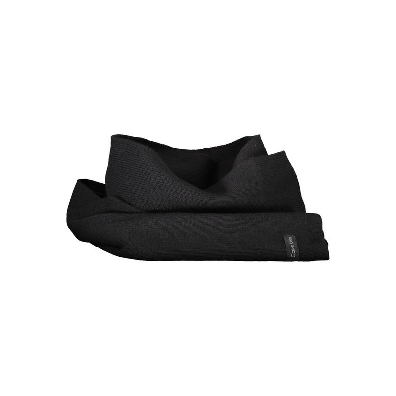 Black Cotton Scarf Calvin Klein