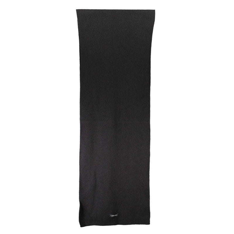 Black Cotton Scarf Calvin Klein