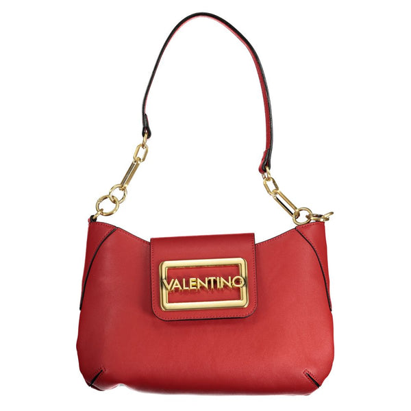 Red Polyethylene Women Handbag Mario Valentino
