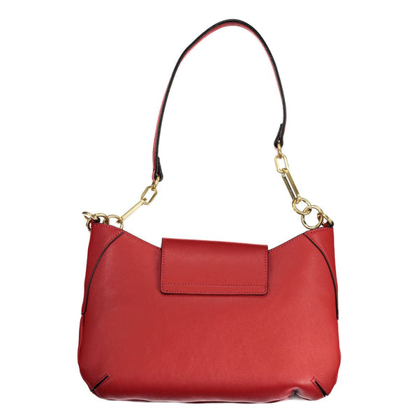 Red Polyethylene Women Handbag Mario Valentino