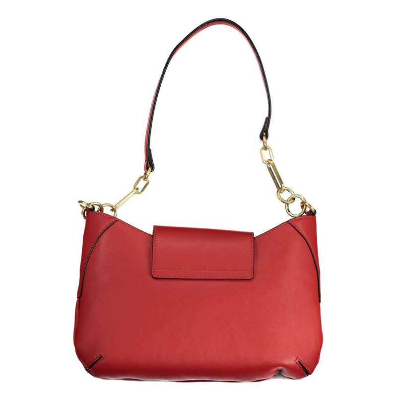 Red Polyethylene Women Handbag Mario Valentino