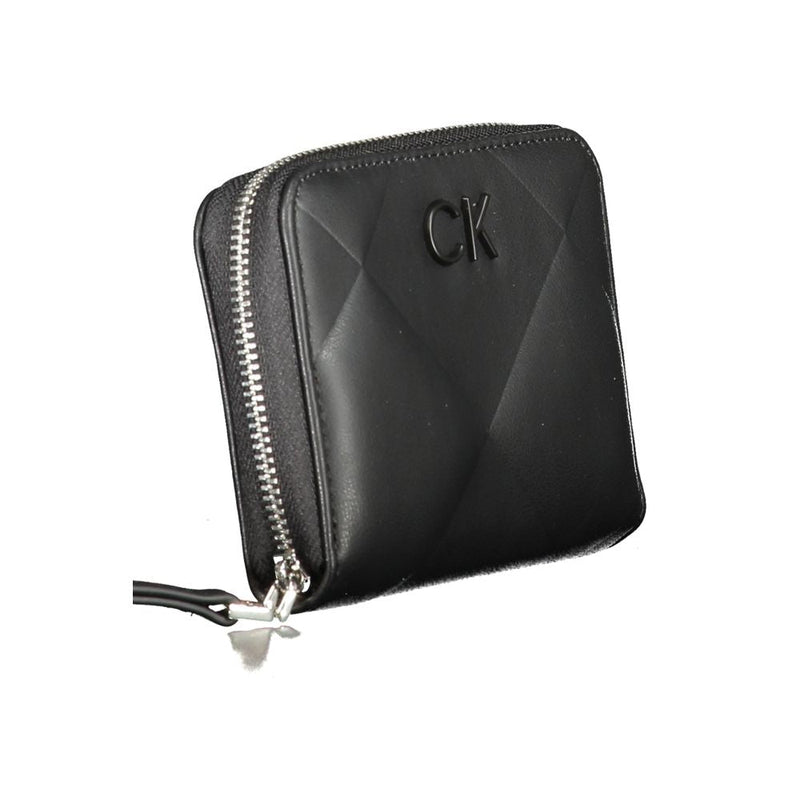 Black Polyester Wallet Calvin Klein
