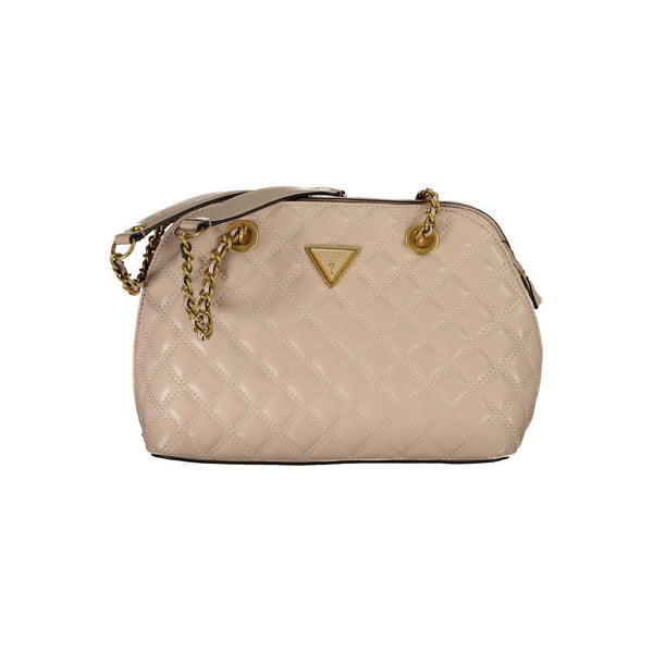 Beige Polyethylene Handbag Guess Jeans