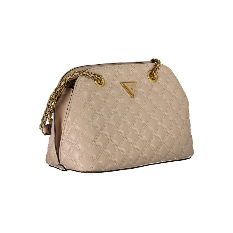 Beige Polyethylene Handbag Guess Jeans