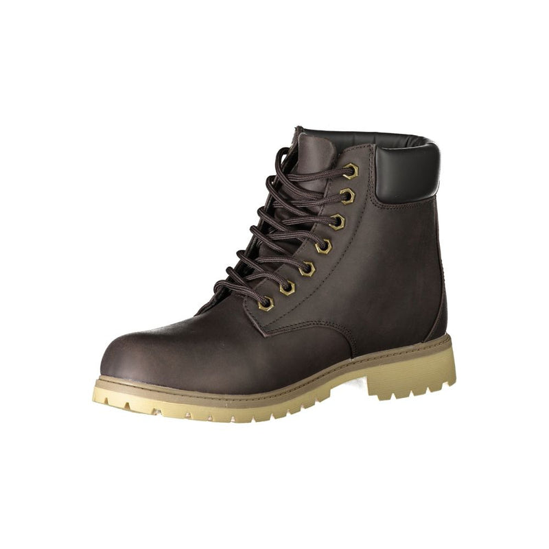 Brown Polyester Boot Fila