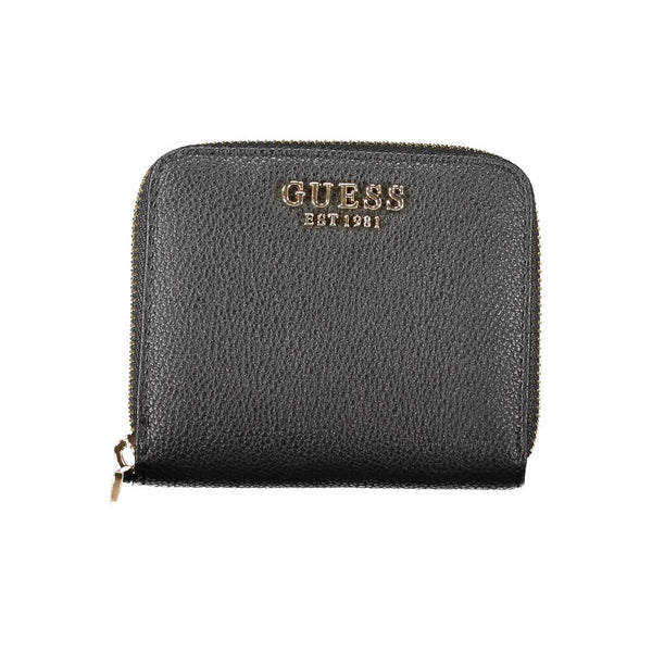 Black Polyethylene Wallet Guess Jeans